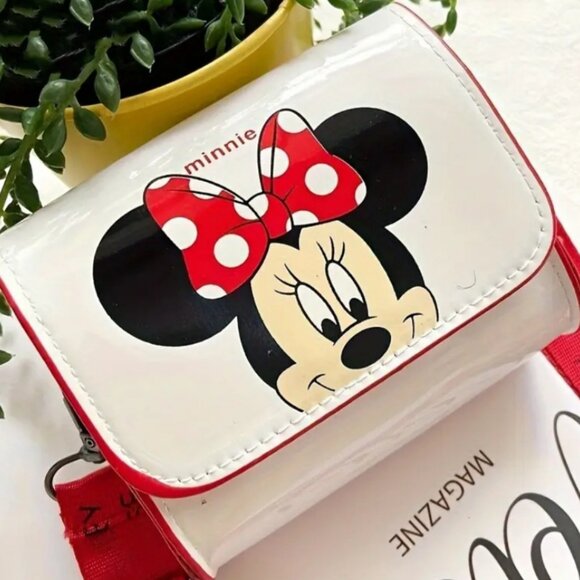 New Mickey / Minnie Mouse Mini Crossbody Bag - Picture 1 of 4